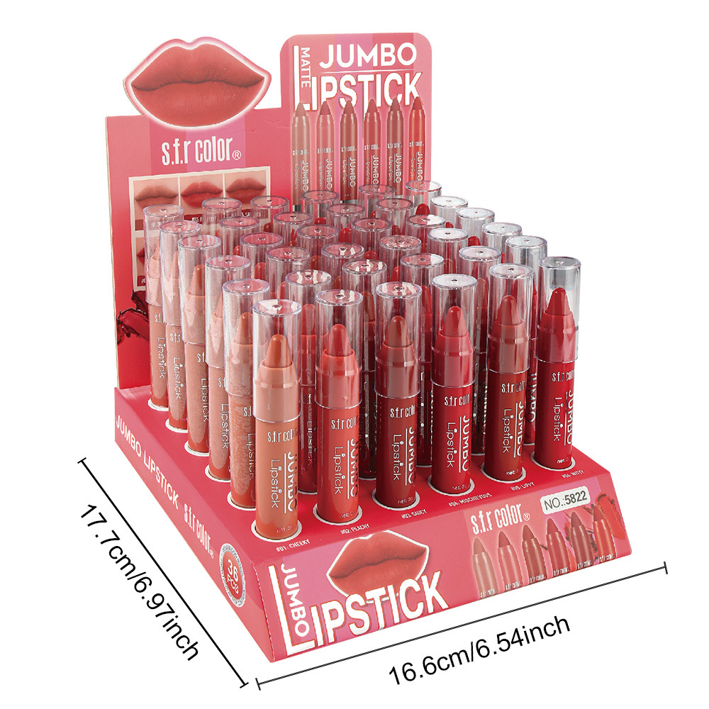 s.f.r color spot transfronterizo exclusivo explosivo portátil mate humectante fácil de colorear lápiz labial lápiz labial esmalte labial