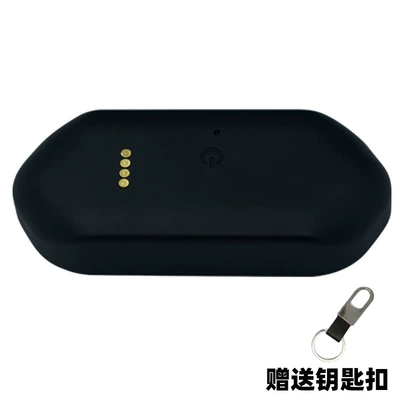 Gps Beidou Elderly and Kidsren's Bracelet Locator Baokangyuan Intelligent Multi-Functional Anti-Lost Phone Positioning Supplies (GPS Locator) - black-with-keychain
