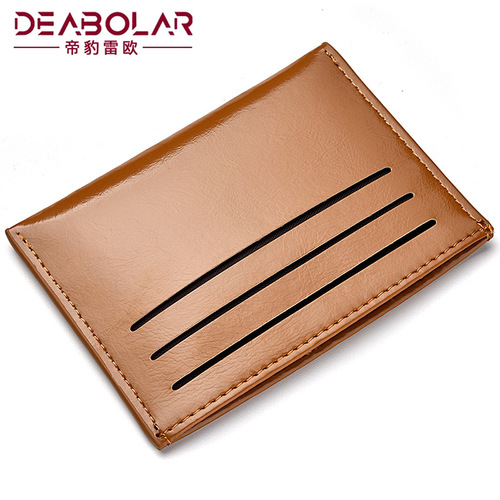 Large capacity multi-card slot card holder wholesale card holder men's coin short wallet ultra-thin bus card holder female bank card holder