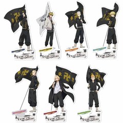 Tokyo Manji Avengers Orange Kikyo Shigeyoshi Dragon-ji Kenzen Dojukenbu Acrylic Flag Stand