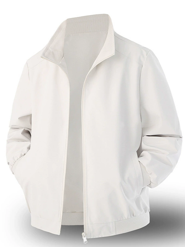 Men's spring jacket for leisure, simple and elegant design