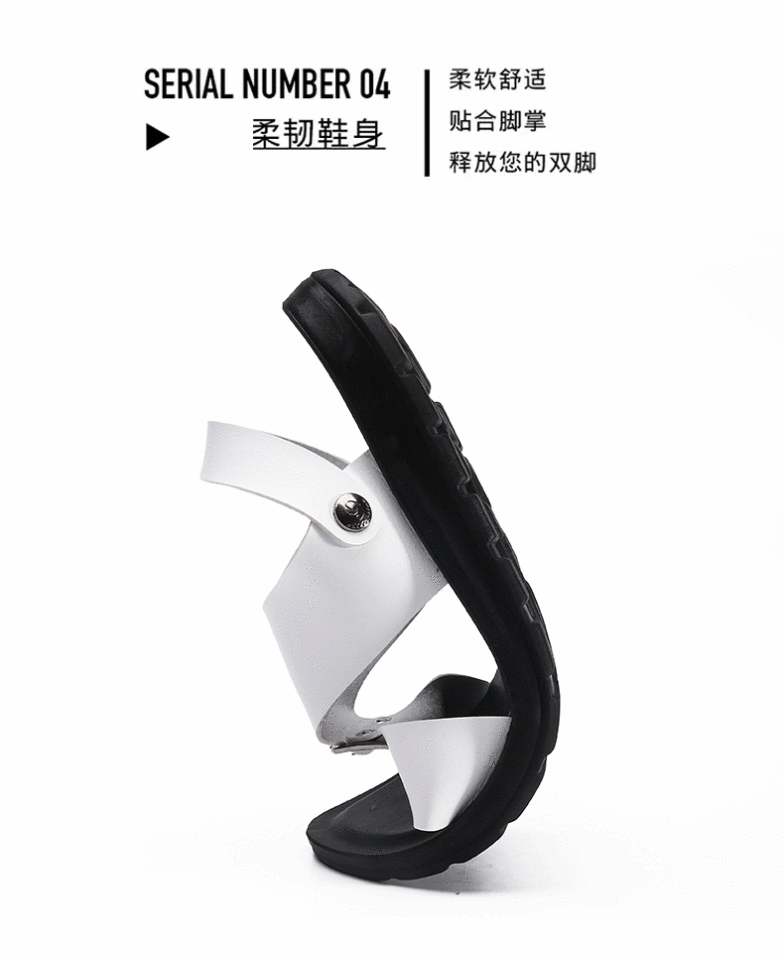 Dép sandal nam quai ngang hở ngón thoáng khí kiểu Hàn Quốc đi biển và dạo phố — Màu trắng, Đen toàn bộ, Đỏ rượu chi tiết 10