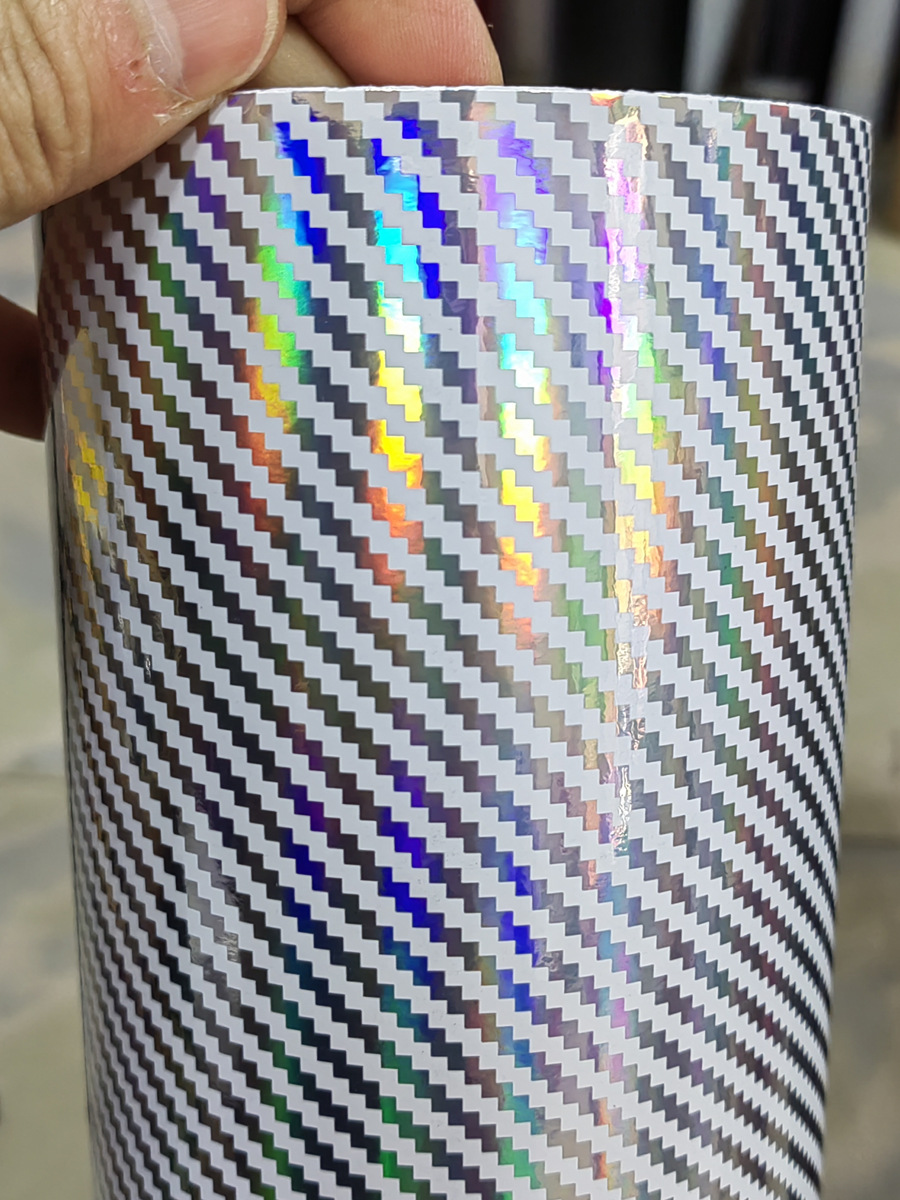 Car Pearl White Color-Changing Film, Pearlescent White Matte Glitter Film, Ceramic White Matte White Car Body and Door Sticker