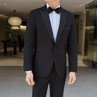 A generation of wedding banquet high-grade dress single buckle suit gun barge collar suit MC GD011 batch of other