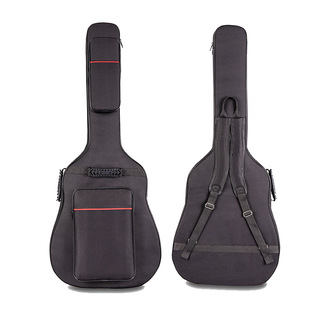 [New Product] Guitar Backpack Wholesale Musical Instrument Bag Thickened 7m Cotton Backpack Folk Guitar Bag Can Be Made with Logo