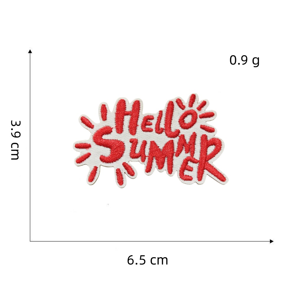 红色系列布贴12#