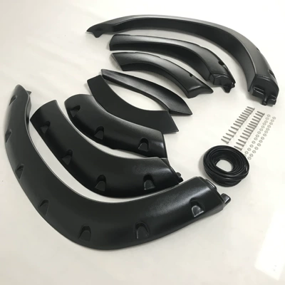 Suitable for Toyota Land Cruiser 4500LC80 wheel eyebrow modified wheel arc set ABS plastic off-road car widened wheel eyebrow (Cab and accessories) - original-wheel-arch-width