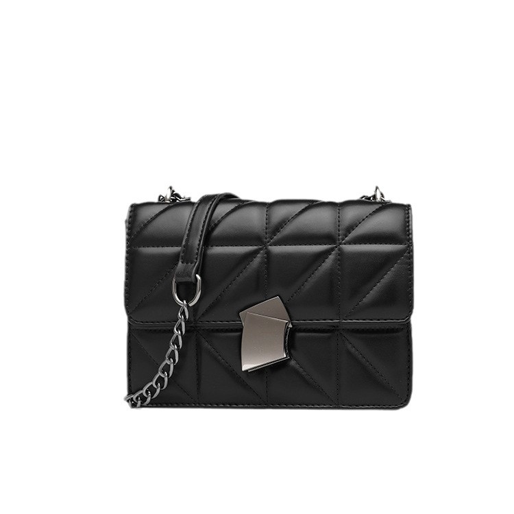 Damen echte Kette Tasche Damen Mode Schulter Messenger Bag Mini Tasche_voghion.com