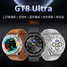 2025新款GT8Ultra智能手表锌合金圆形表盘健康电子手表检测工厂