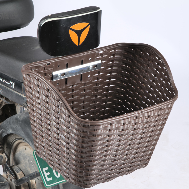 Maroon large basket + rear configuration