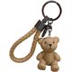 Resin imitation puppet bear keychain small pendant doll jewelry key ring creative pendant key chain wholesale accessories