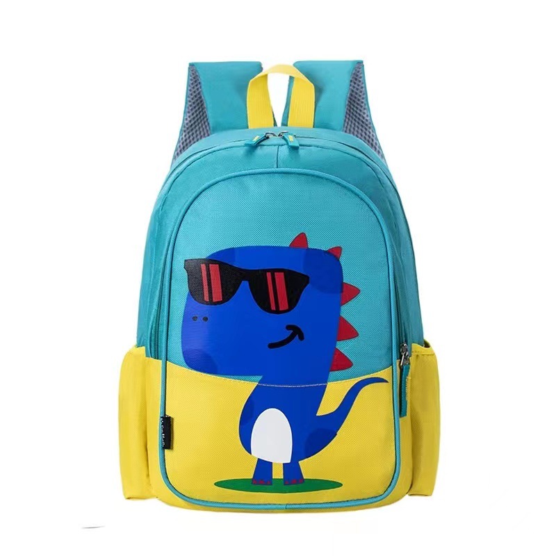 Al por mayor verano nuevo estilo coreano de nylon kindergarten schoolbag dibujos animados dinosaurio estudiante masculino una pieza