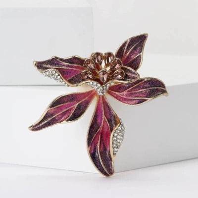 atmosphere alloy enamel iris flower: Yaxa sancaqları