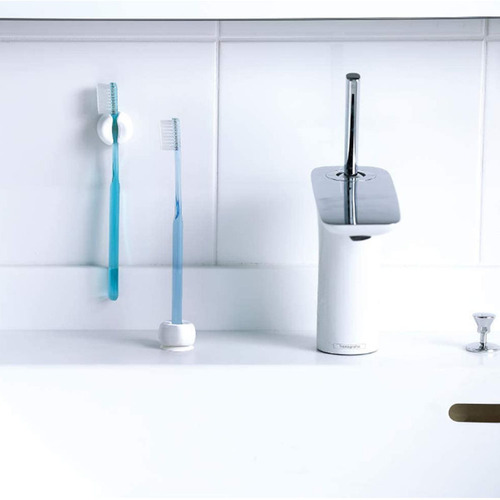 Japanese hairbrush holder, simple, invisible toothbrush bathroom wall-mounted without drilling toothbrush holder