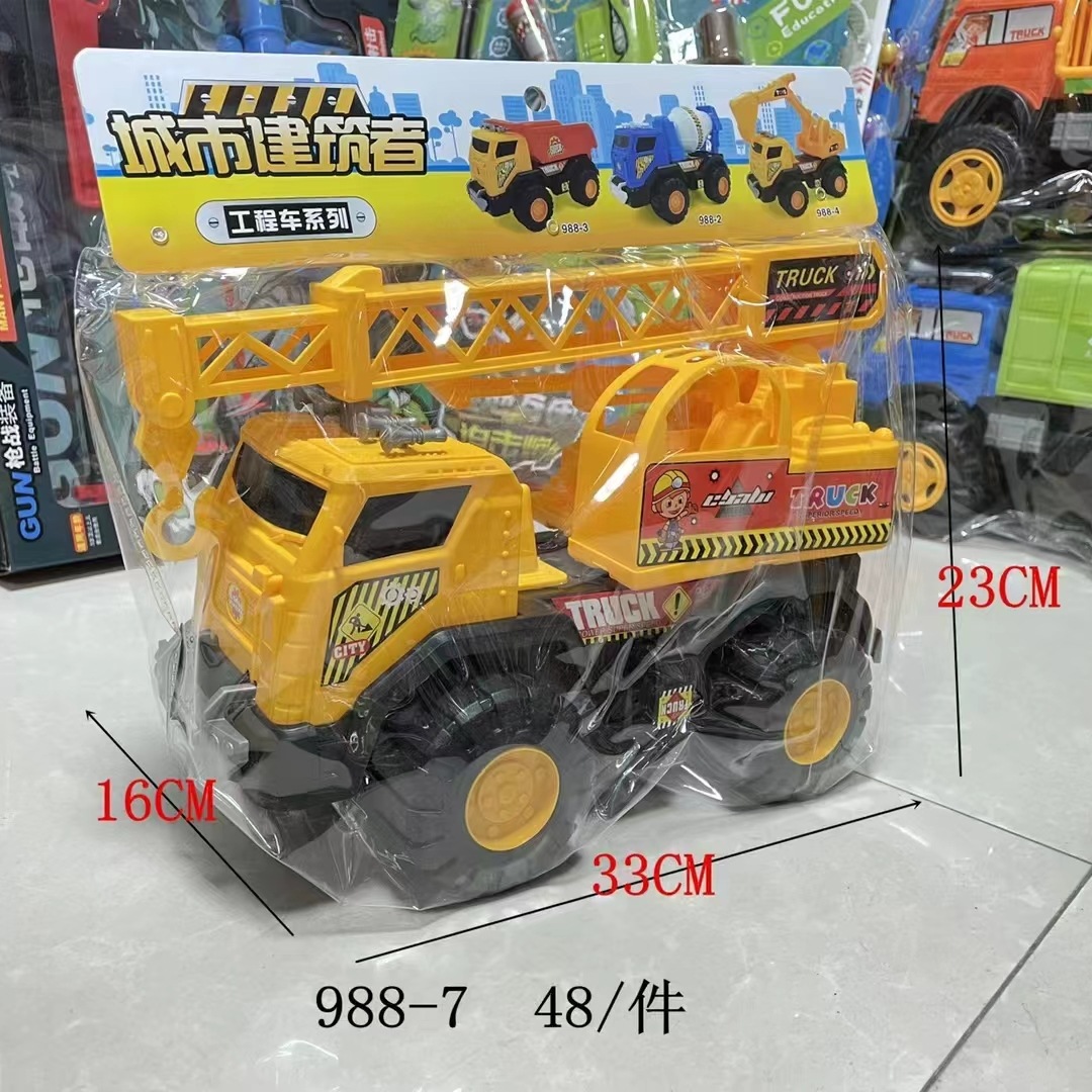 Simulación de camión sanitario urbano limpiador de carreteras rociadores excavadoras grúa juguetes de niños al por mayor