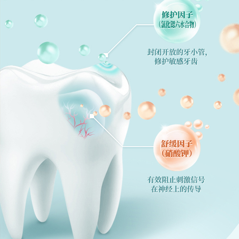Specializing in anti-allergy (whitening formula) toothpaste 100g relieving tooth sensitivity anti-allergy brightening white stain removal