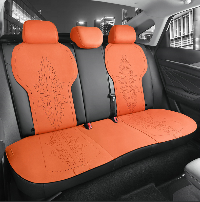 Chang'an Yidong plus special car suede four seasons universal semi-enclosed cushion breathable saddle cushion seat cover