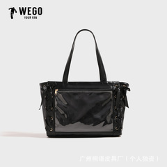 日本WEGOリボン痛バッグSサイズ大容量トートバッグシルク王二次元谷子バジバッグ多用途ハンドバッグ