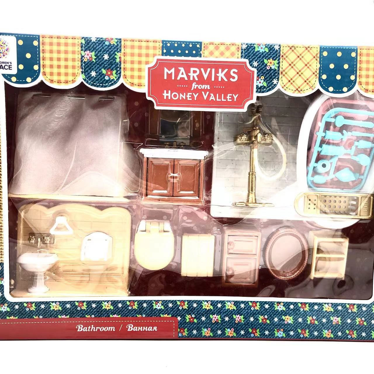 dollhouse΢�������������diy�ֹ������ݳ������贴�⿨ͨ�Ҿ�