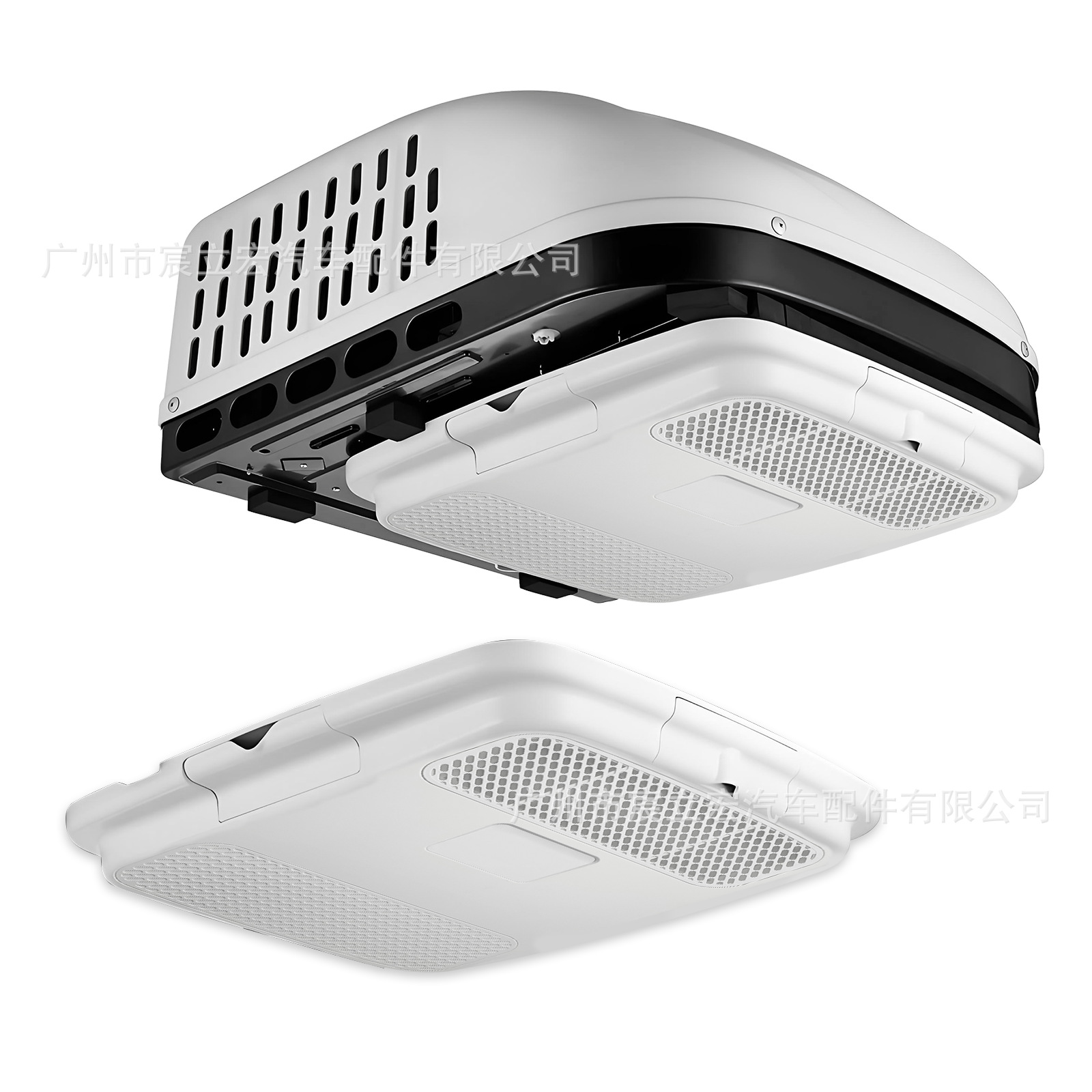 Black Rv Air Conditioner All-In-One Unit 115V220V 15000Btu Cooling Capacity Car Parking Electric Air Conditioner