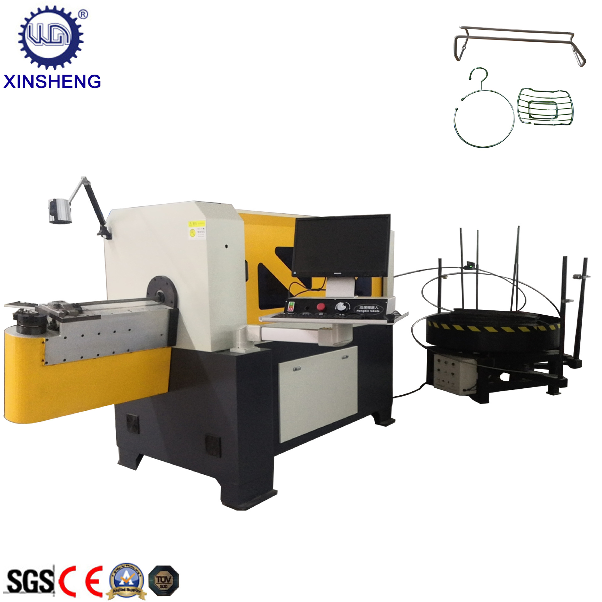数控3D线材成型机 高速弯线机转头款  工艺品折弯机器铝型材