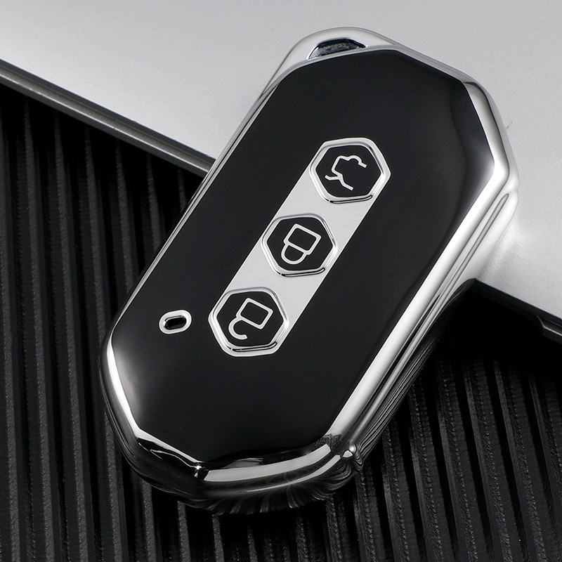 Чехол для автомобильных ключей Wuling подходит для 2020 1,5 T Kaijie специальный чехол для ключей из ТПУ винила