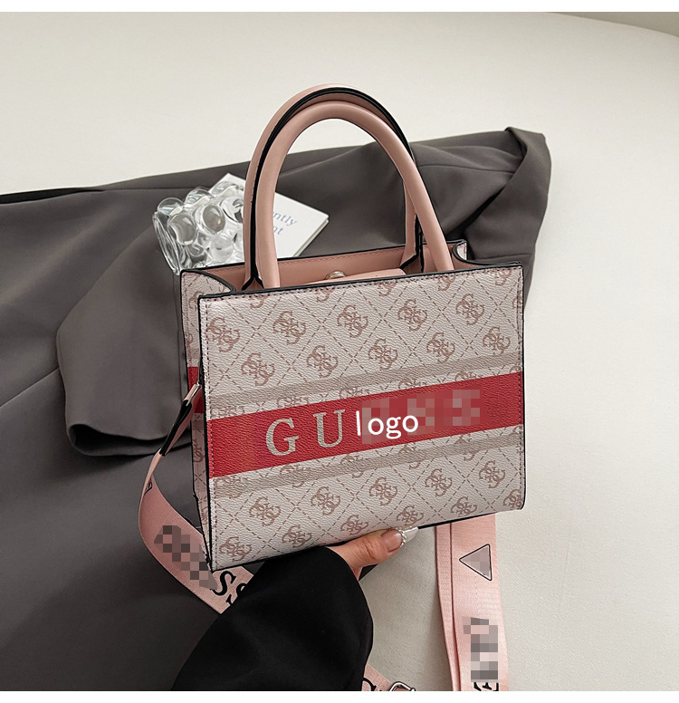 Bolso Tote impreso de comercio exterior transfronterizo Bolso bandolera de viajero de gran capacidad para mujer Bolso de letras clásicas de tendencia europea y americana