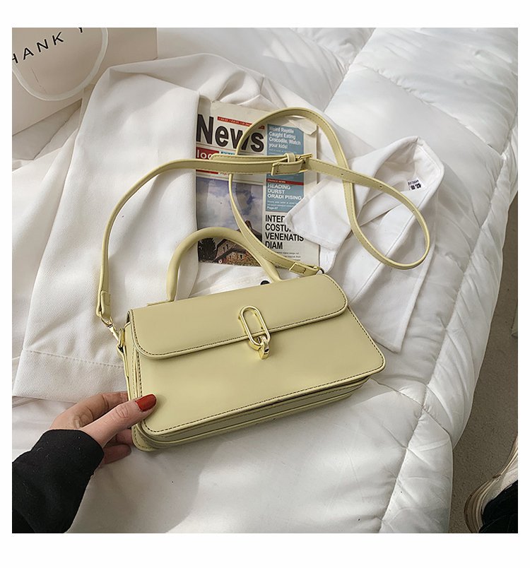 Fashion Solid Color Shoulder Messenger Portable Bag Wholesale display picture 33