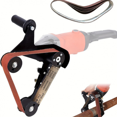 2026新款跨境代发用于角磨机管材抛光的砂带适配器|ms