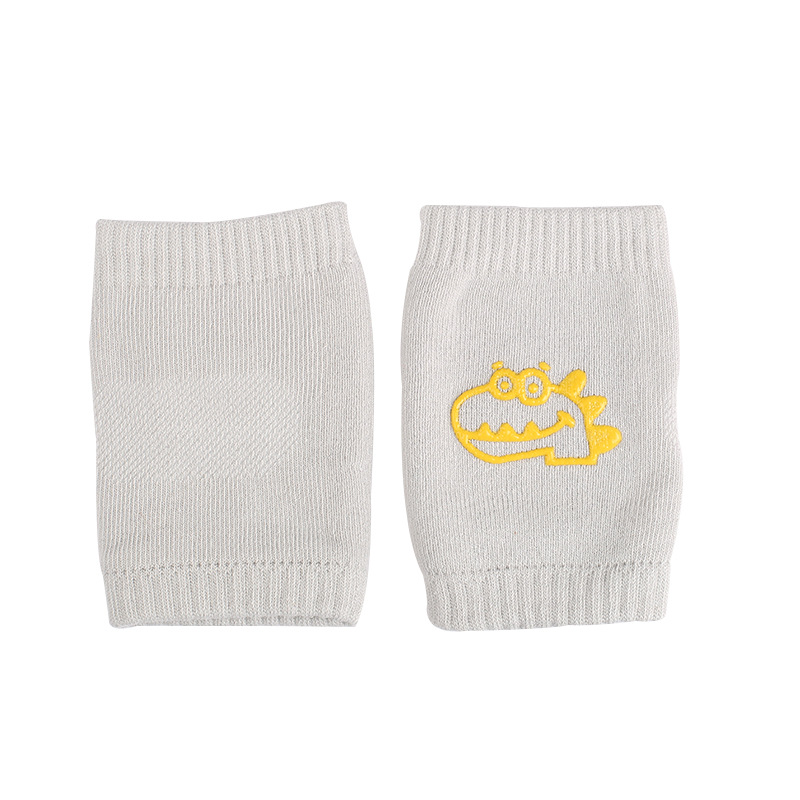 Primavera y otoño nuevo bebé rótula recién nacido antideslizante gateando calcetines de malla de dibujos animados animal macho y hembra bebé rótula