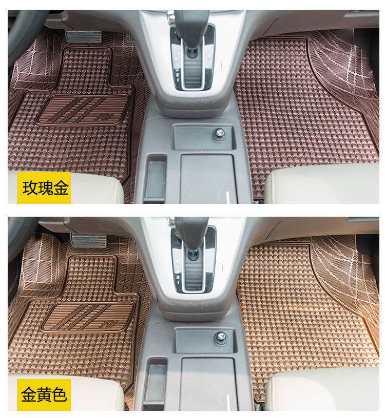 Factory direct universal car mats latex waterproof non-slip easy to clean can be cut silicone environmental protection main driving feet