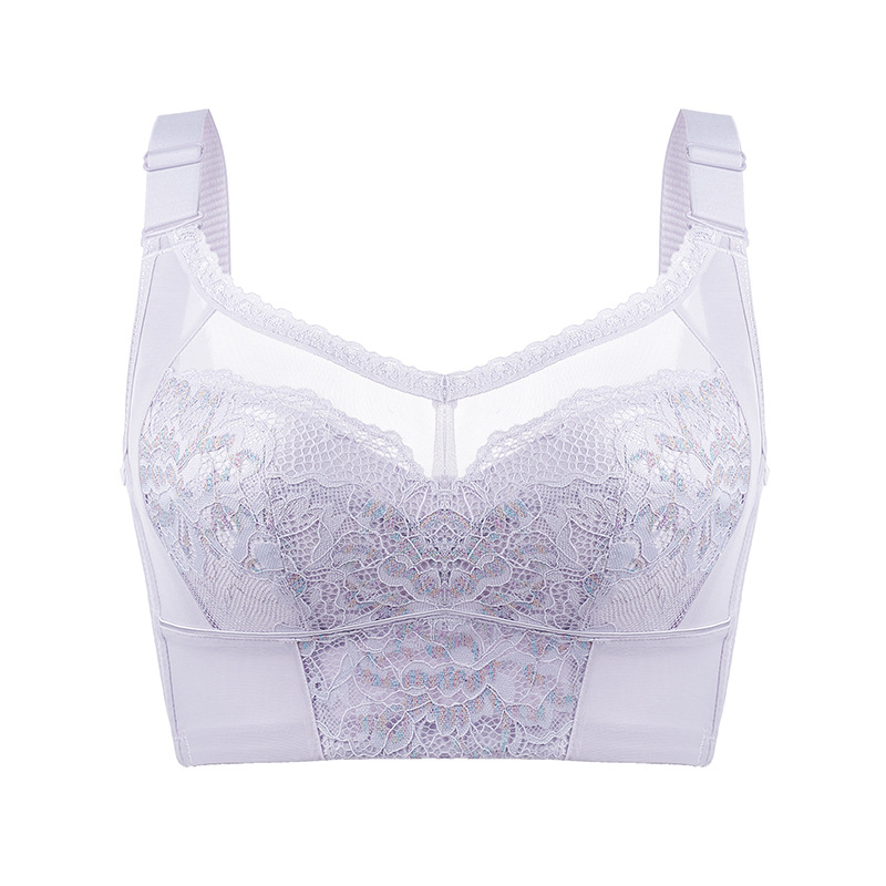 Dai Lala Otoño e Invierno ropa interior delgada sujetador multi-botonadura belleza espalda mama recolección anti-flacidez más el tamaño grande pecho pequeño