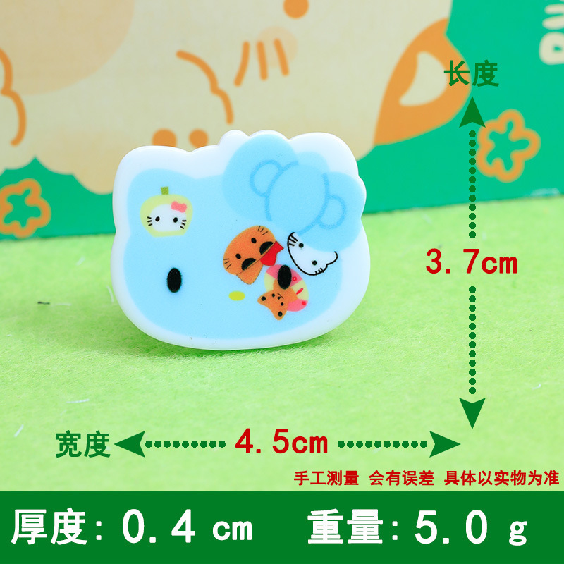 かわいいニャーナイプレート食品とおもちゃ漫画手作り diy ジュエリークリーム接着剤樹脂小物アクセサリーホールシューズバックル素材|undefined