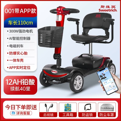 Foldable Electric Wholesale, Qatlanan elektrik velosipedlər - 12-upgraded-app-integrated-car-shell-001-12ah-lead-acid-gps-positioning-mobile-phone-interconnection-24v