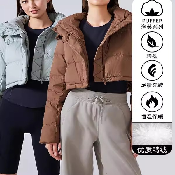 Damas de invierno pan corto chaqueta de plumón desmontable chaqueta con capuz pequeña chaqueta caliente ligera a prueba de viento