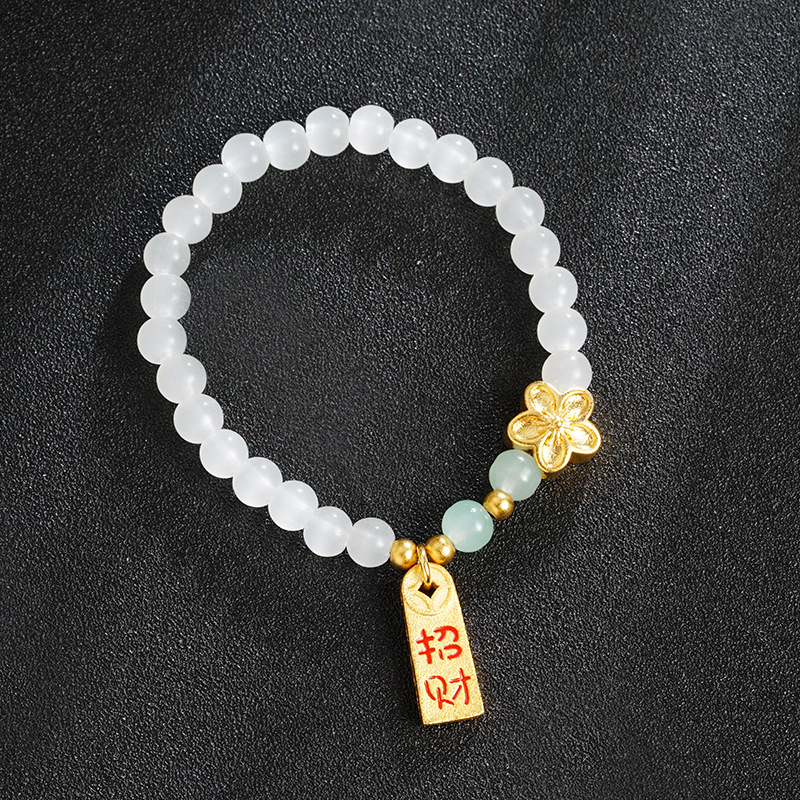 Vietnam Shajin nuevo estilo chino Nafu flores imitación de perlas y pulseras de jade Tian nicho exquisitos fabricantes de regalos de mujeres al por mayor