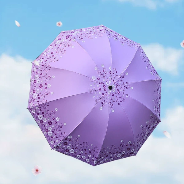 【10 Bone】Enhanced vinyl sunscreen love flower violet