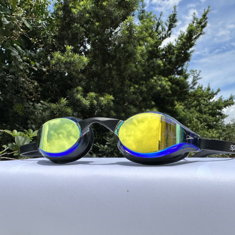 Speedo Speedo スイミングゴーグル プロレーシング トレーニング 競技 カラフルコーティング 防水防曇 HD スイミングゴーグル|undefined