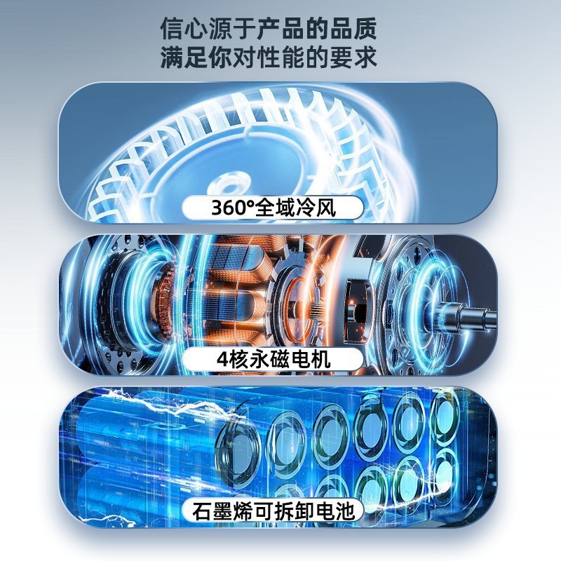 屋外ワイヤレス超長寿命リチウム電池充電小型扇風機家庭用屋外ポータブル充電冷却アーティファクト|undefined