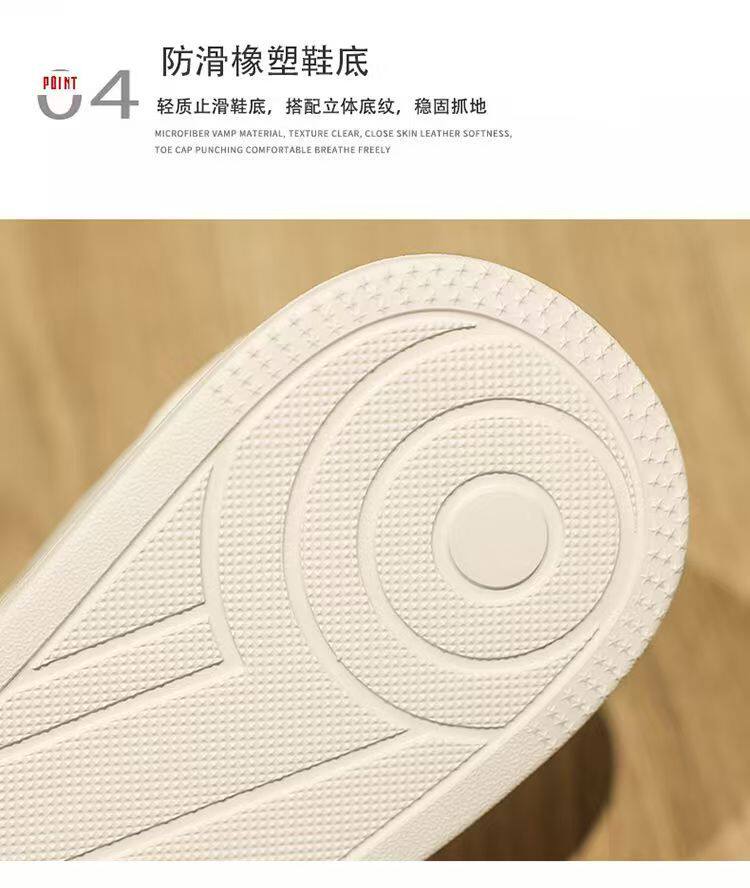 Giày sneaker nam cổ thấp thoáng khí dễ phối đồ, đế cao su gót thấp 1–3 cm — A2511 trắng nâu, A2511 trắng đen chi tiết 8