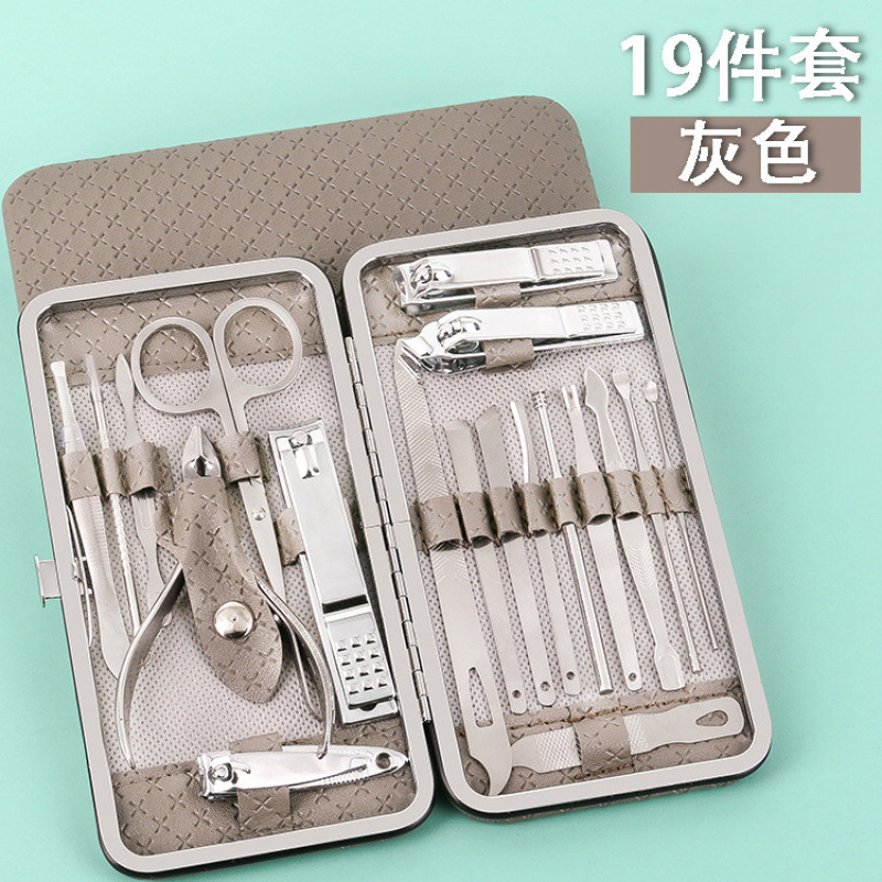19-piece set -A-gray gray