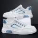 Men's Shoes Spring 2024 New Little White Shoes Men's Leisure Sports Board Shoes Student Youth Leather Trendy Shoes