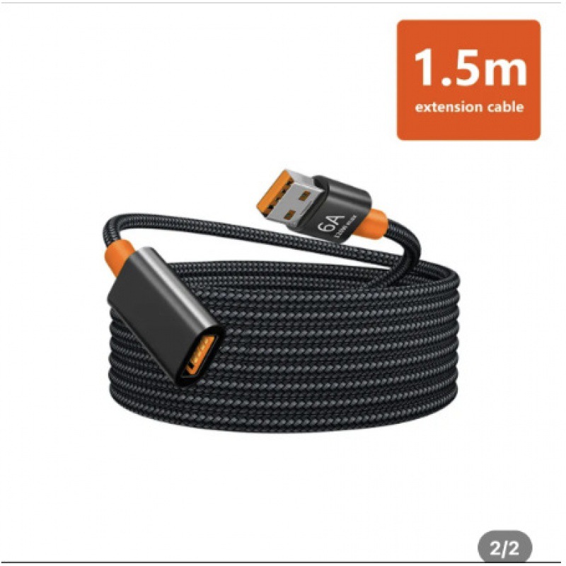Cable de extensión USB2.0 para ordenador de escritorio, portátil, extensor USB-HUB, para TV y coche image 9