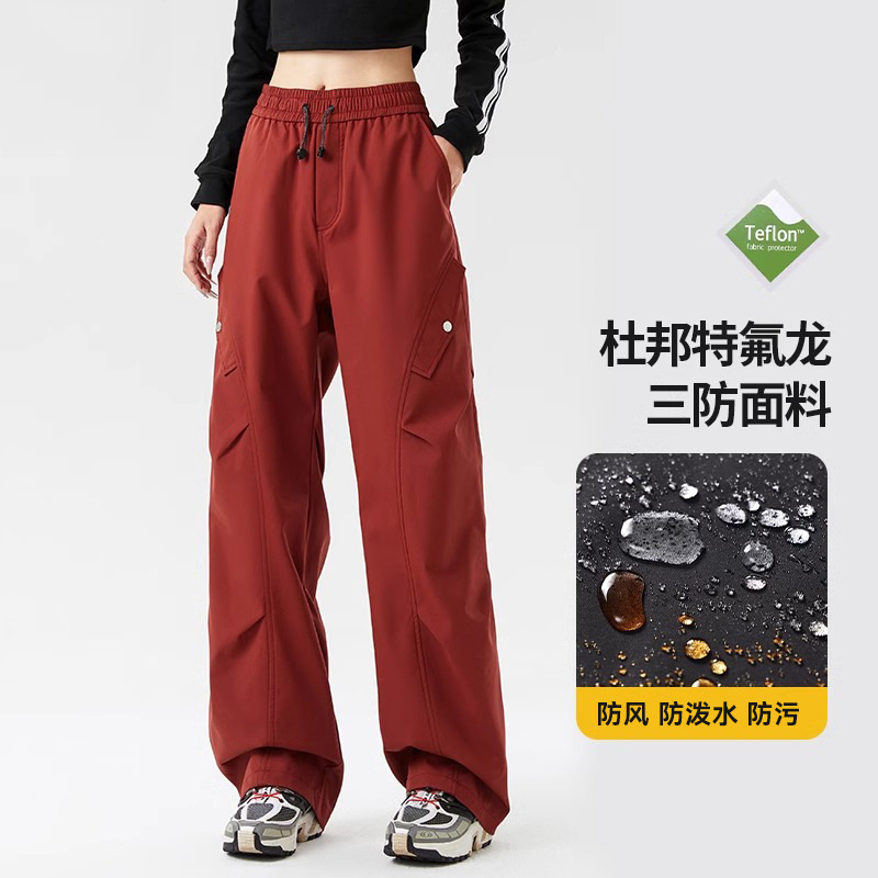 アウトドア3in1テフロン加工ジャケットパンツ 男女兼用 ソフトシェルパンツ 防風防水保温 3WAYスキーパンツ ワークパンツ|undefined