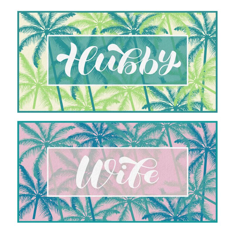Cross-Border Foreign Trade Tropical Palm Tree DIY English Name Beach Towel Digital Printing Microfiber Bath Towel Wholesale Cross-Border Foreign Trade Tropical Palm Tree DIY English Name Beach Towel Digital Printing Microfiber Bath Towel Wholesale