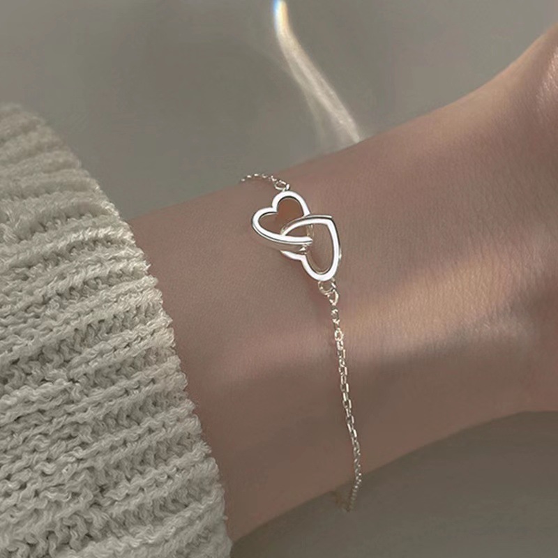 Brand accessory stainless steel heart-shaped
