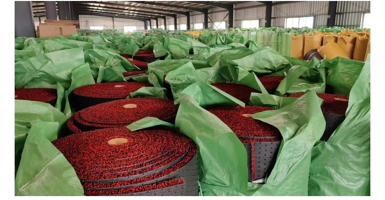 Customized Wire Loop Carpet Pvc Non-Slip Floor Mat Home Corridor Hall Door Mat Hot Melt Wire Loop Car Floor Mat Roll Material