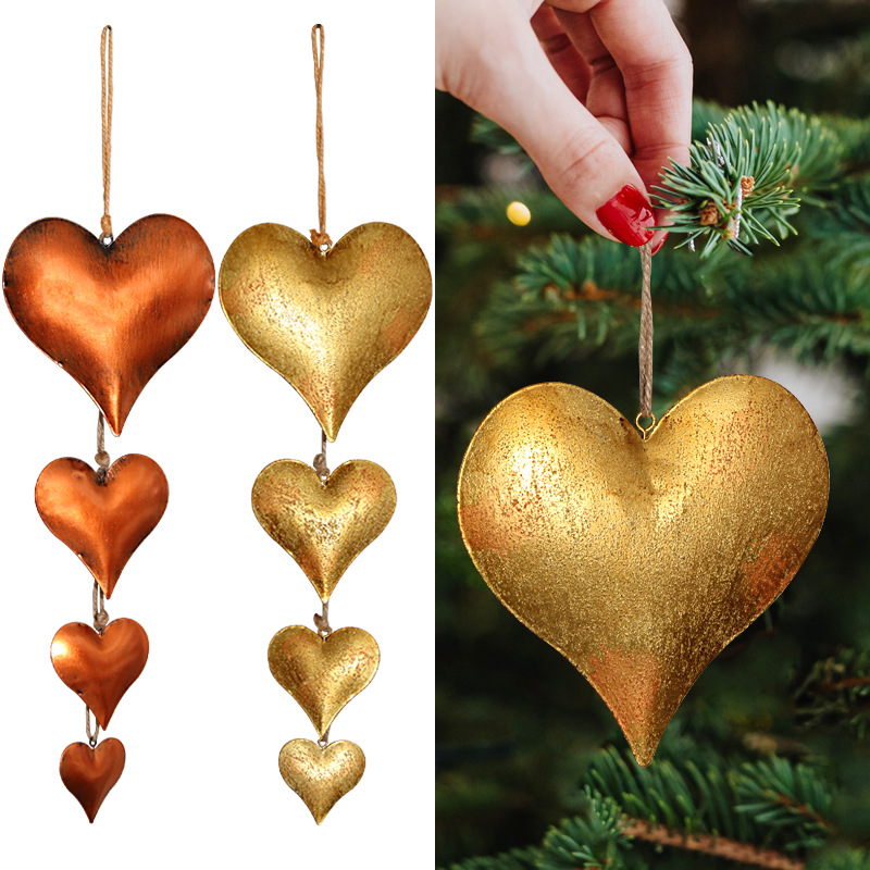 做旧复古爱心铃01