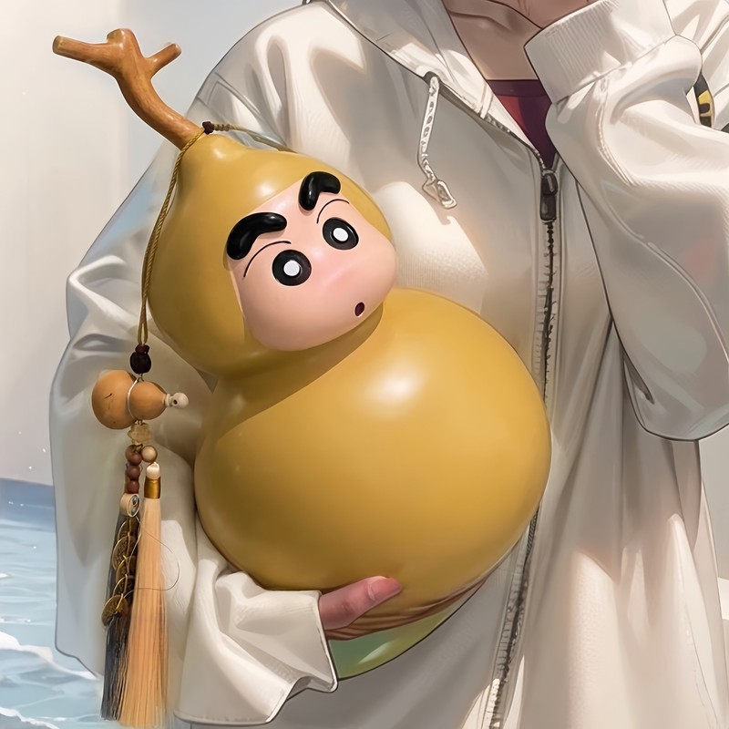 新しいクレヨンしんちゃんかわいいひょうたんしんちゃん男の子と女の子トレンディなフィギュア家の装飾デスクトップ装飾品ギフト|undefined