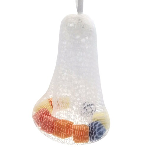 Factory Direct Sale Japanese Sponge Foaming Net Face Wash Double Layer Soap Bag Cleansing Net Foaming Net Ring Foaming Net